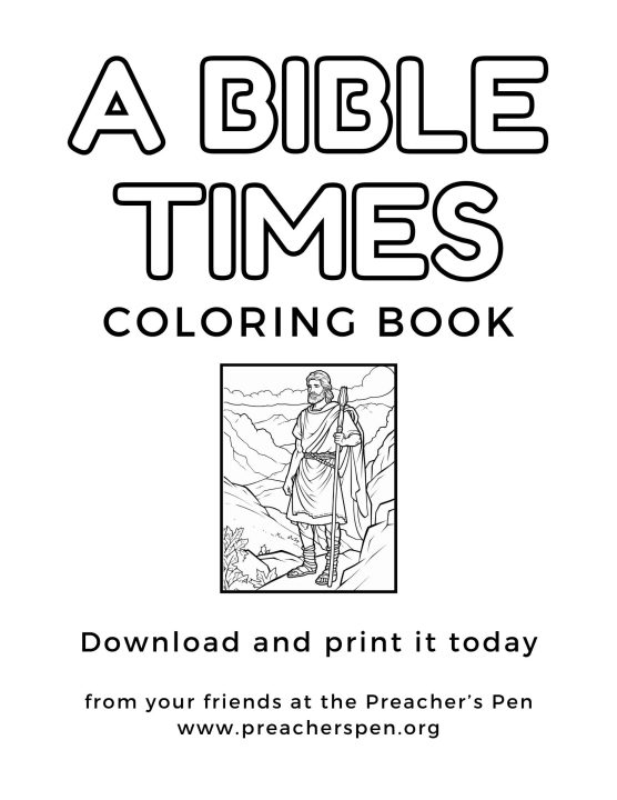 Free Resource: Bible Times Coloring Book