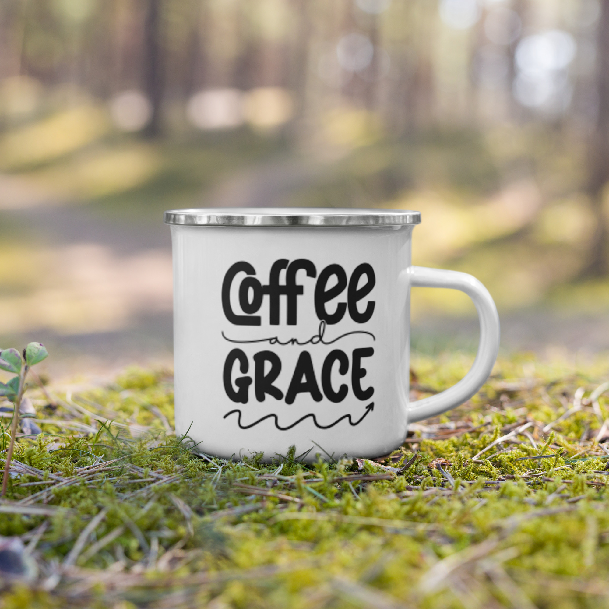 Coffee and Grace Mug with Logo
